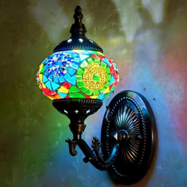 

wall lamp turkish national wind retro romantic tv balcony corridor ktv cafe