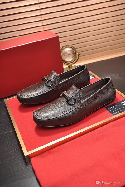 

77 genuine leather men shoes luxury brands 2020 casual slip on formal loafers men moccasins italian black male driving shoes 22