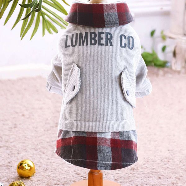 

dog autumn and winter fashion pet sweater four legged cat clothing cotton padded jacket jimmy 1176