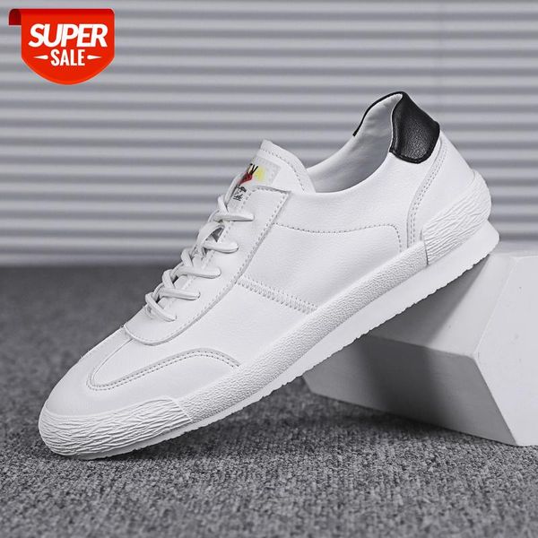 

outdoor fashion white leather men sneakers male sports shoes men lightweight running shoes tennis falts footwear #s70a