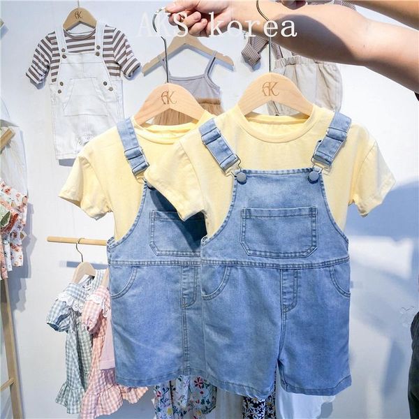 

jumpsuits arrival kids brother-sister overall pants, Blue
