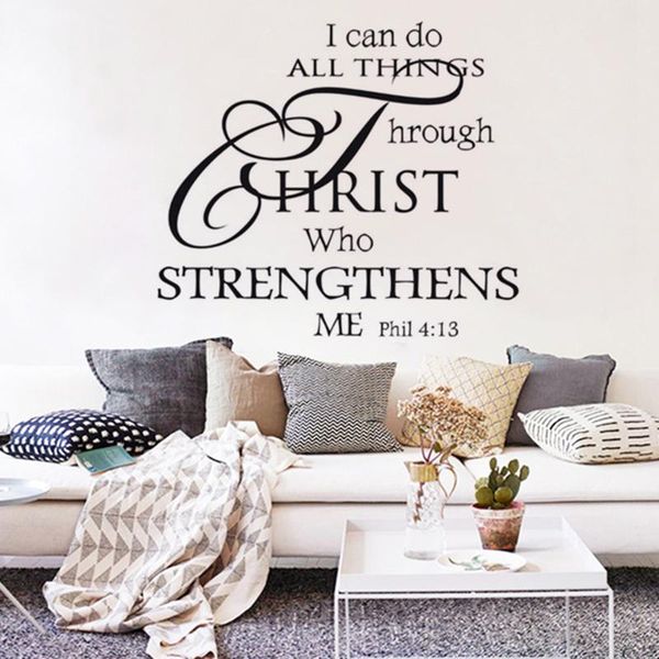 

wall stickers inspirational english guest background decoration