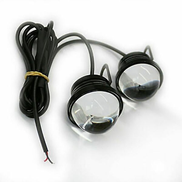

emergency lights daytime running hawkeye eagle eye lamps fog white burst flash 12v 2x
