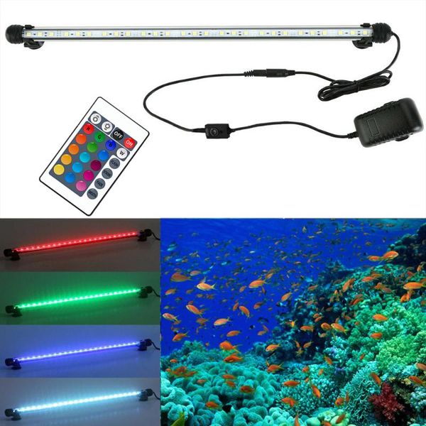 

aquariums lighting aquarium led bar light waterproof fish tank 19/29/39/49cm underwater aquario lamp decor