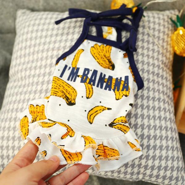 

dog apparel delicate print dress fashion skirt creative summer clothes adorable costume for pet poodle teddy cat size xs-xl