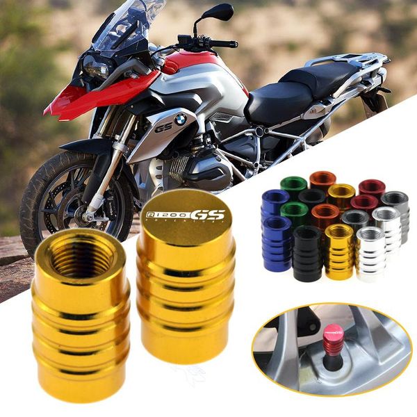 

motorcycle mirrors wheel tire valve caps cnc aluminum airtight covers for r1200gs adventure (lc) accessories parts
