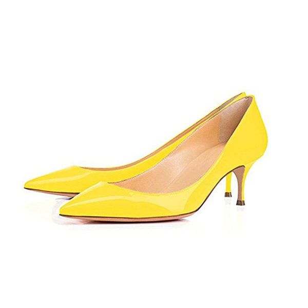 

dress shoes women kitten heel pointed toe pumps basic for office and daily, Black