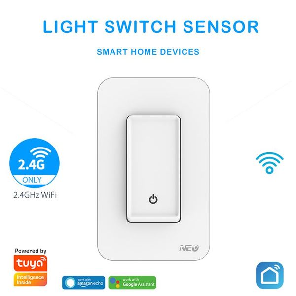 

smart home control tuya wifi light switch us voice with alexa google life app