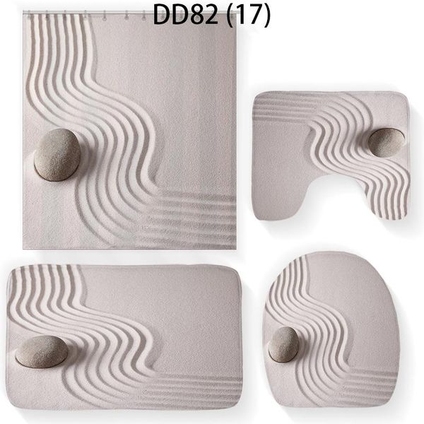 

curtain & drapes 2021 trendy shower curtains stone rock pattern colorful cobblestone bath waterproof bathroom set