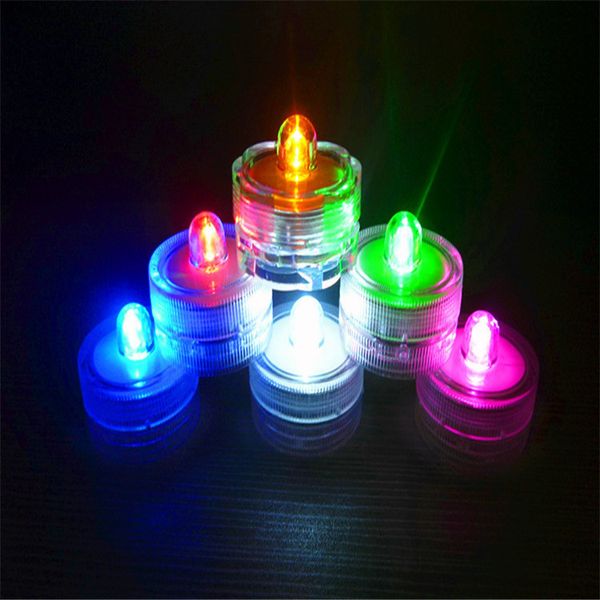 LED Impermeabile bar fish tank diving candela elettronica lampada festa di nozze candela colorata all'ingrosso Rave Toy