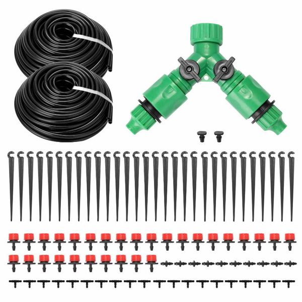 

watering equipments 30m diy garden drip irrigation system automatic kit hose plant dripper kits