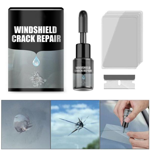 

car cleaning tools windshield cracked repair fluid diy window phone screen kit glass curing glue auto scratch crack restore