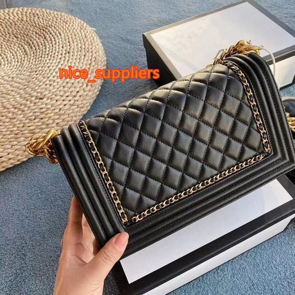 

luxurys designer womens bag high-end square bag chain star same fashion popular messenger bag shoulder genuine leather, Red;black