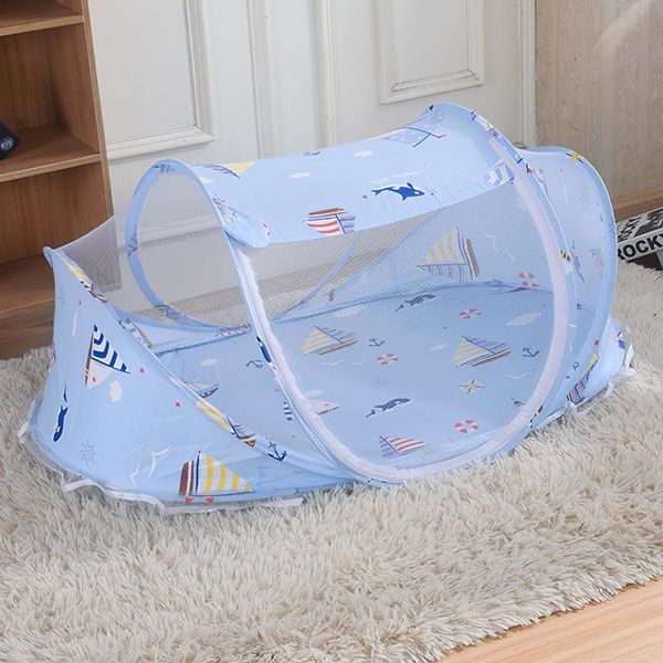 

crib netting cute play tent large space born sleep folding mosquito portable foldable baby net shading travel bed