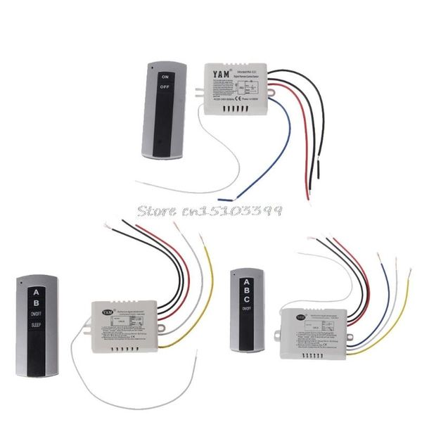 

smart home control wireless 1 channel 2 3 on/off lamp remote switch receiver transmitter g08 whosale&dropship