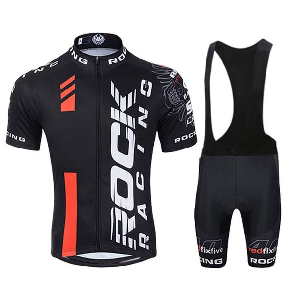 

racing sets rock pro summer cycling jersey mountain bike clothing set mtb bicycle maillot ropa ciclismo for men, Black;blue