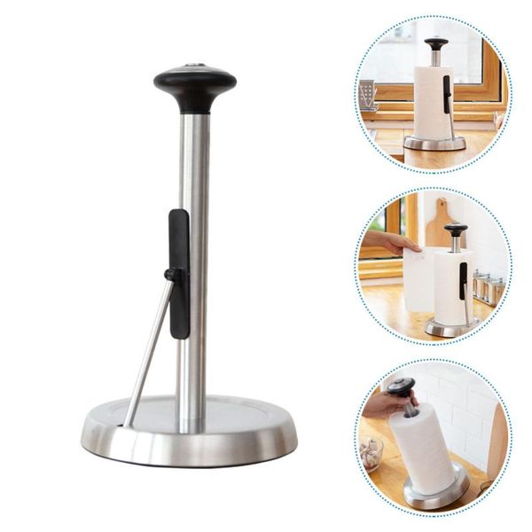 

toilet paper holders 1pc vertical tissue holder napkin rack kitchen roll (assorted color)