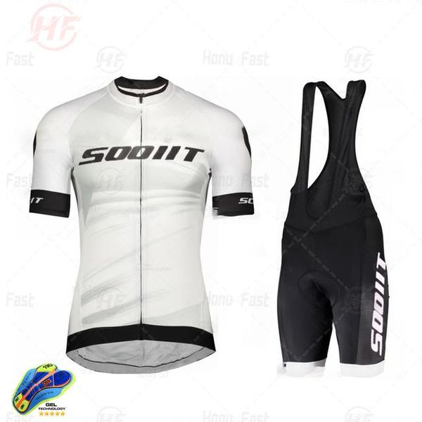 

racing sets pro cycling jersey 2021 scomen's short sleeve set team uniform summer mountain bike, Black;blue