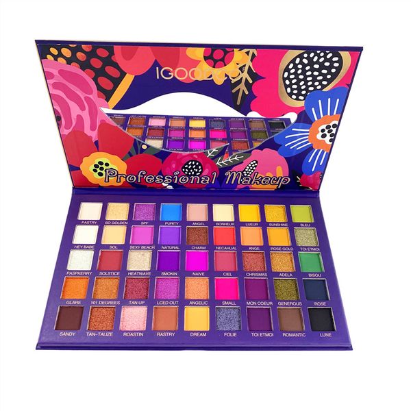 45 Cores Matte Glitter Eyeshadow Palette Fundação Beleza Maquiagem Eye Shadow Long Durando Fácil de Wear Maquiagem LK2812