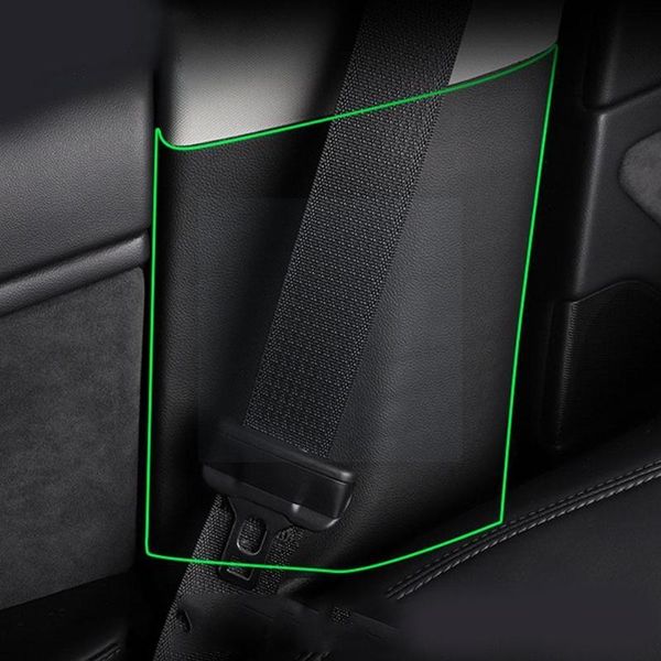 

safety belts & accessories belt b-pillar anti-scratch leather protective pad is suitable for interior modification l2j8