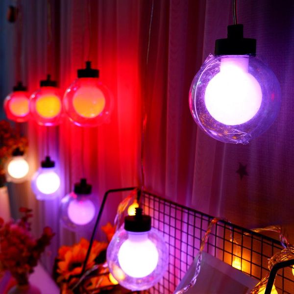 

strings waterpoof ip65 multicolor bulb string connectable outdoor lights party christmas curtain wedding garland