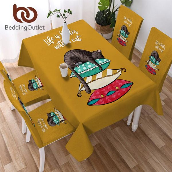 

table cloth beddingoutlet cat rat tablecloth sleeping animal waterproof colorful home decor cartoon cover watercolor nappe