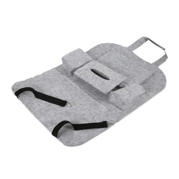 

car organizer auto back rear trunk seat elastic felt storage bag pocket travel