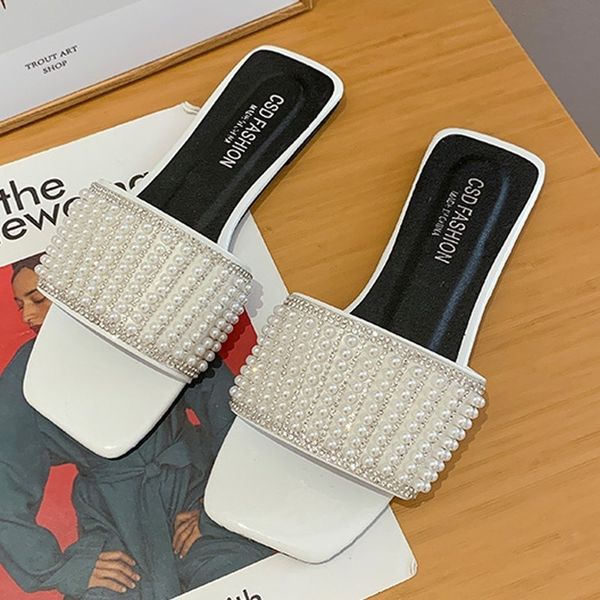 

2021 new summer beach sandals fashion street outdoor slippers flip flops shoes women mujer #50, Black