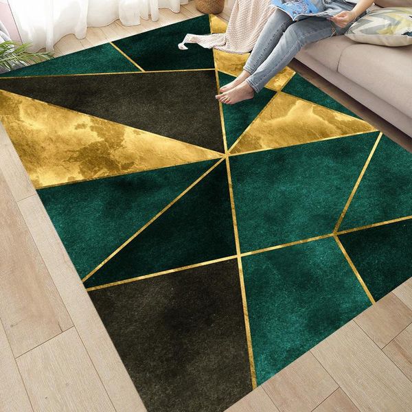 

carpets nordic art marble pattern for home bed room modern decoration area rugs bedroom bedside polyester geometric large carpet