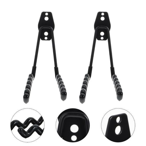

hooks & rails 2pcs garage wavy storage hook metal iron simple wire water pipe