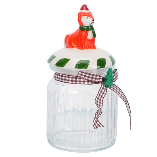 

gift wrap 1pc storage jar kitchen food holder cereals can coffee bean