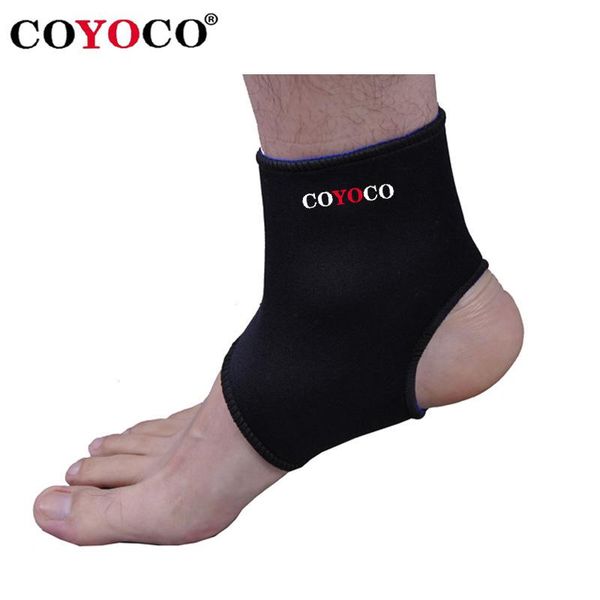

ankle support coyoco black weight protector anti sprained brace foot rugby basketball football badminton nursing care bike, Blue;black