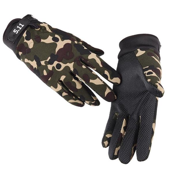 

cycling gloves outdoor sport mens lightweight breathable tactical riding motocycel non-slip wearable gear camo full finger, Black
