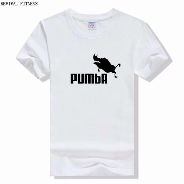 

men's t-shirts 2021 men hip hop t shirt streetwear japanese kanji harajuku funny pumba t-shirt summer short sleeve tees cotton couples&, White;black