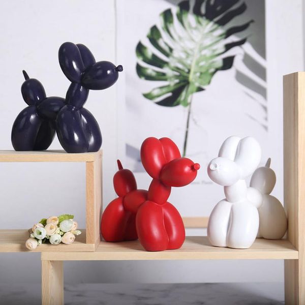 

decorative objects & figurines 17cm resin nordic balloon dog creative home soft decorations deskliving room cake bakery shop crafts year