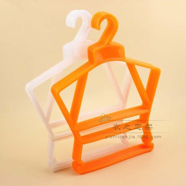 

hangers & racks 5 pcs plastic children's clothing hanger one-piece suit baby child children infant clothes hanging rack