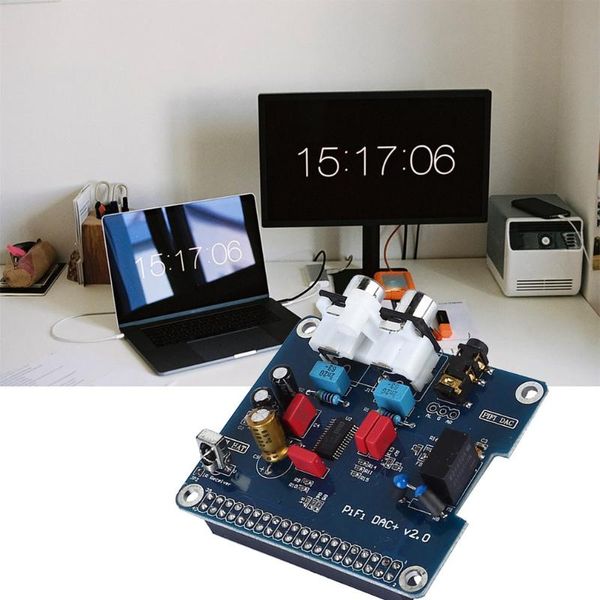 

computer cables & connectors pifi digi dac+hifi dac audio sound card module i2s interface for raspberry pi 3 2 model b b+digital pinboard v2