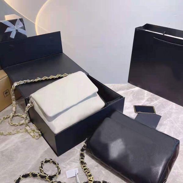 

fashion chain flap bags classic all-match mini solid color high-quality leather wallet messenger shoulder bag 2021 luxury designer bag