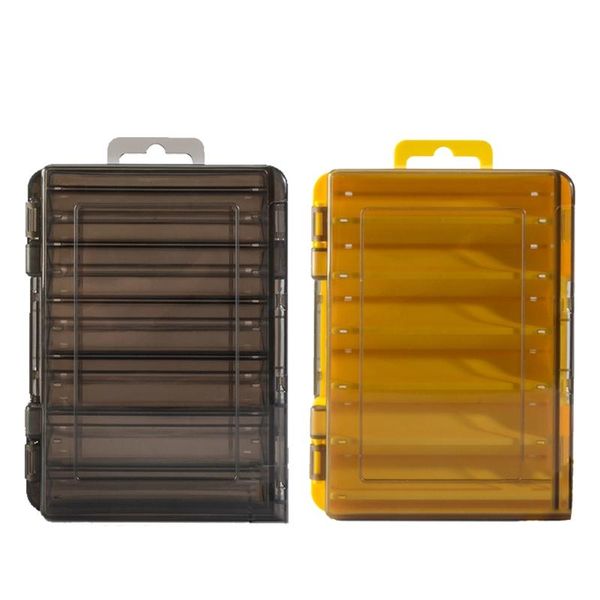 

fishing accessories 12 grids tackle box, storage, plastic storage box solid structure, waterproof seal