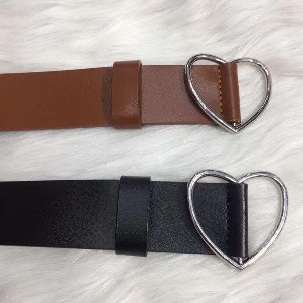 

belts women's casual all-match fashion leather belt, Black;brown