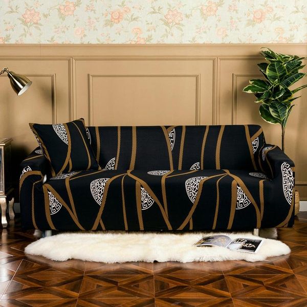 

chair covers 1pc stretch sofa for living room different shape loveseat l-style case home decor dust-proof cover