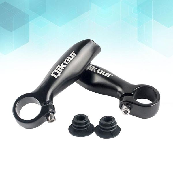 

bike handlebars &components 1 pair bar aluminum barend mtb end mountain handlebar cover handle cycling accessories (black)