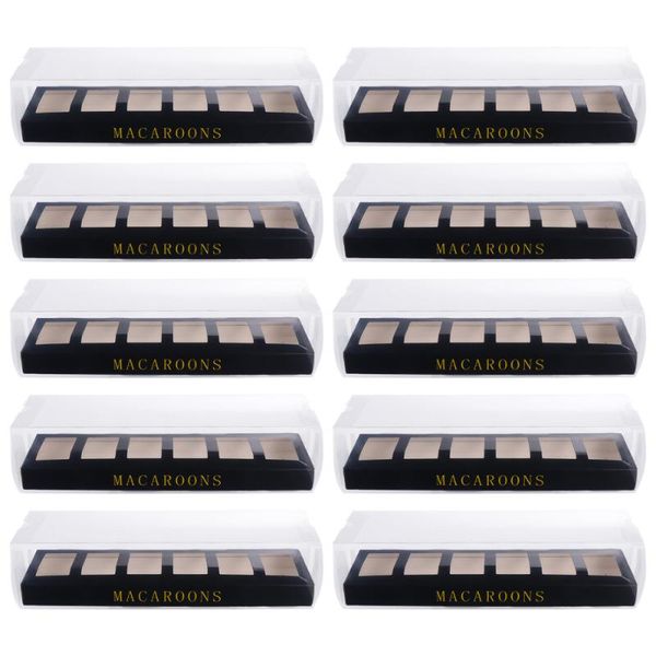 

10pcs packing box macaroon packing box dessert packaging