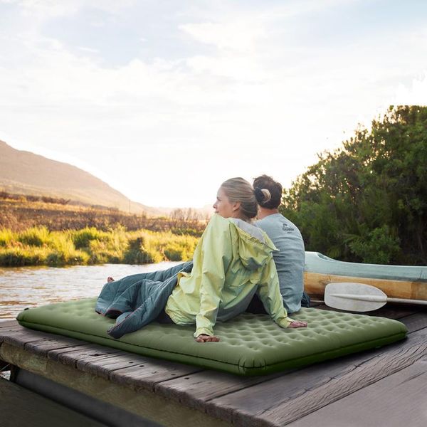 

outdoor pads naturehike inflatable sleeping pad wear resistant waterproof double person air mattress for camping 130mm thickness tpu