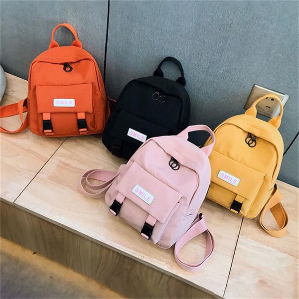 

backpack oxford trend women and man wild fashion shoulder bag small canvas teen girl school female