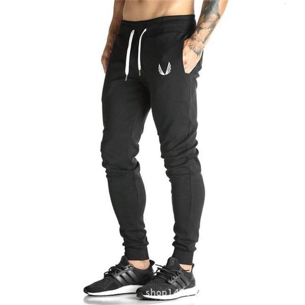 

brothers men's sports pants exercise leisure running fitness tights, Black