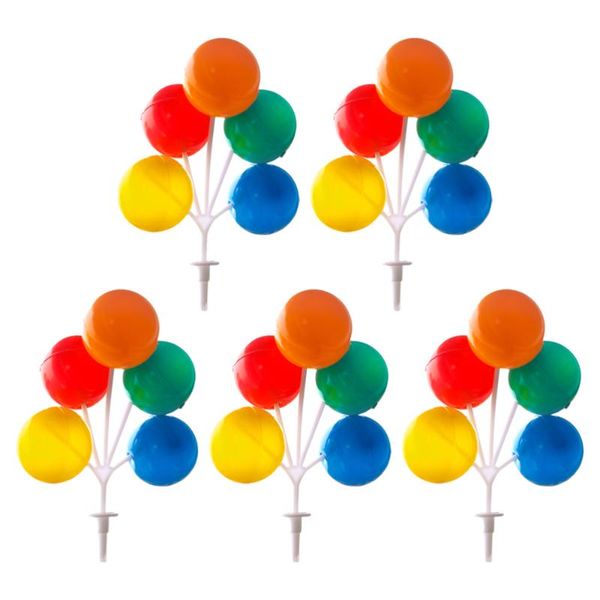 

other festive & party supplies 5pcs creative balloon cake er colorful ornament