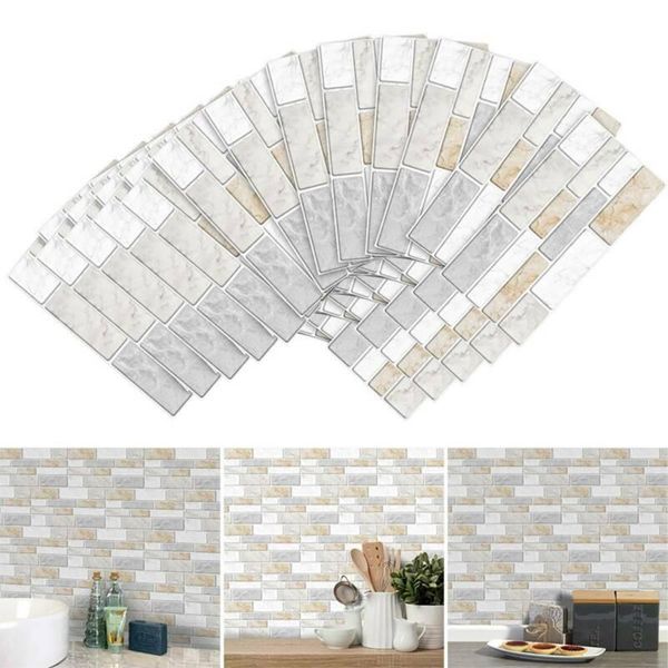 

wall stickers 3d marble stair decal self-adhesive kitchen diy home decor us