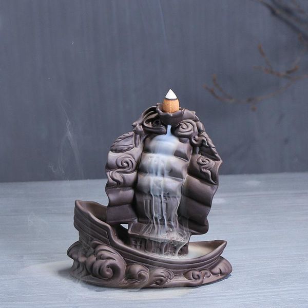 

sachet bags violet arenaceous back censer ship creative furnishing articles smooth sweet fume furnace ceramic arts and crafts lm01071741