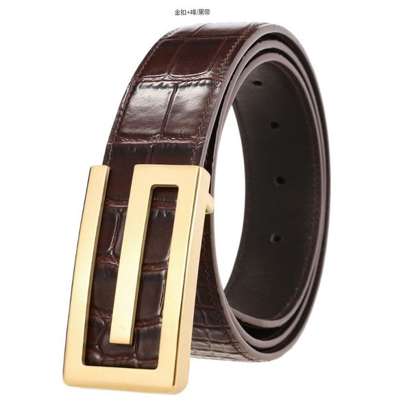 

p10 men and women belt fashion designer belt belt, Black;brown
